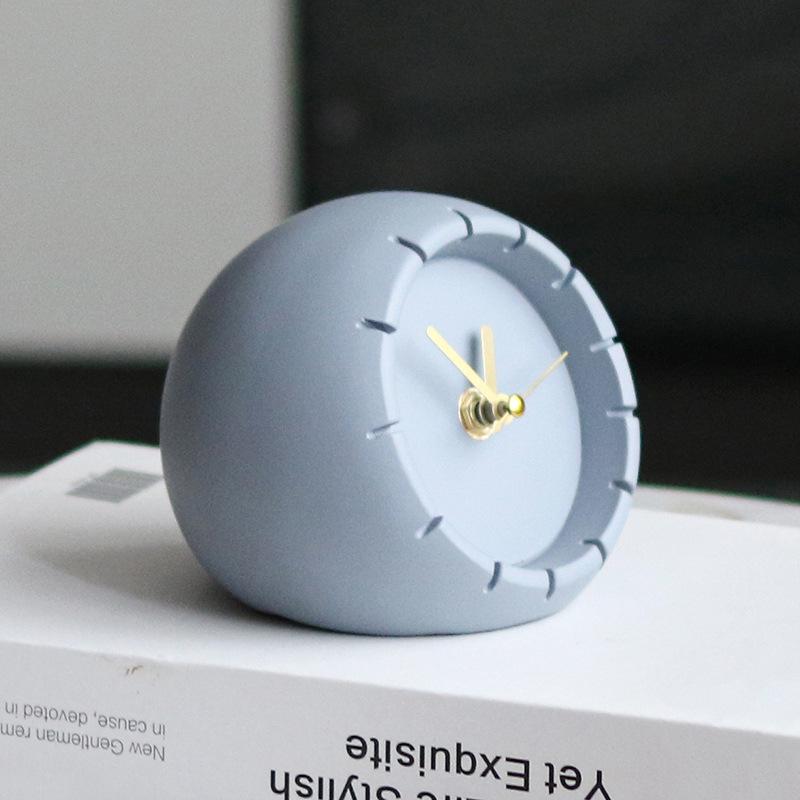 Nordic Model House Home Living Room Table Clock Office Table Decoration Bedroom Entrance TV Counter Clock Clock Accessories