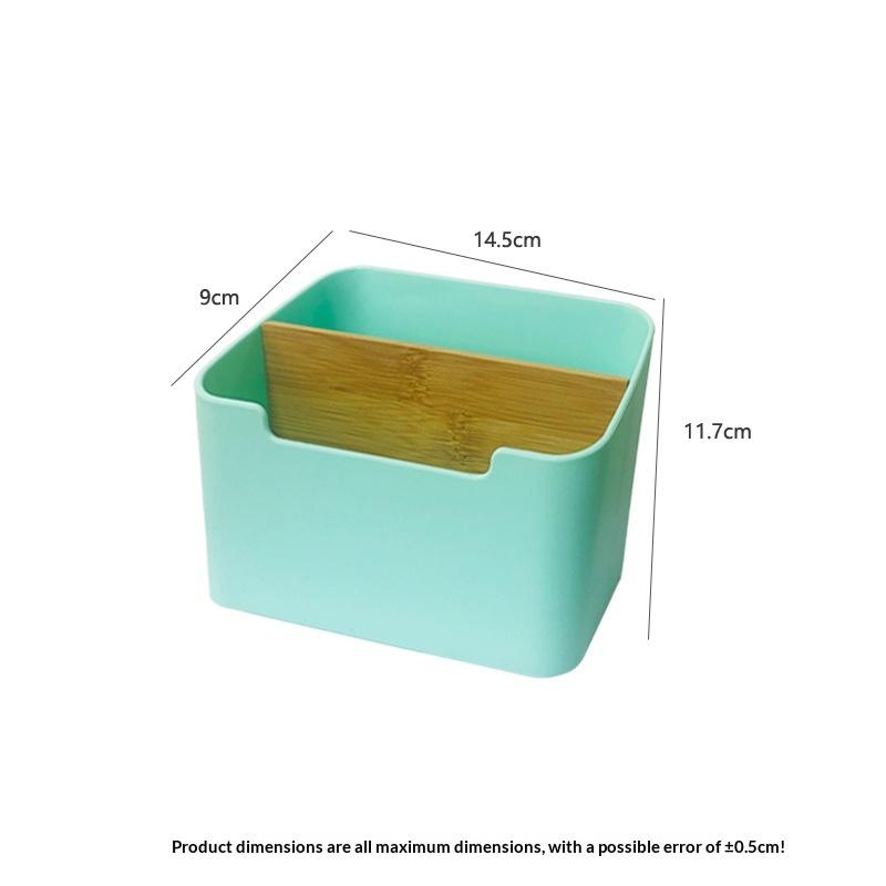 Plastic Desktop For Remote Controls Tissues Storage Box Cosmetics Office Supplies Living Room Organization