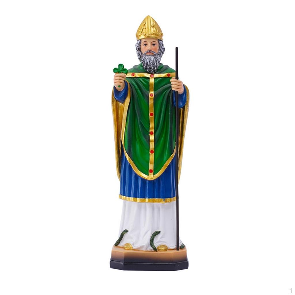 Crown Figure Figurine Classical Resin Statue with Regal Sculpture for Collectors, Shelf, Desk,