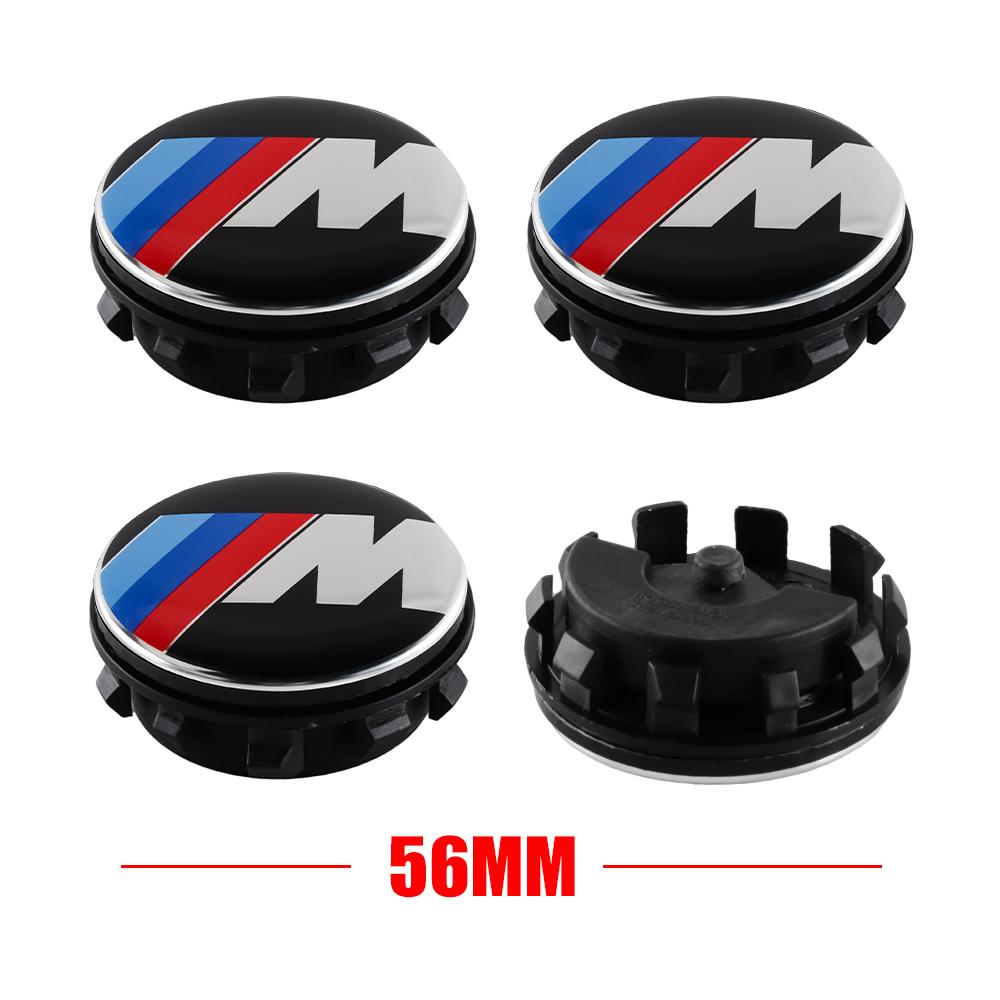 4Pcs 56mm Car Wheel Center Caps Hub Caps Rims Cover Hubcaps Accessories For For BMW X1 X5 E70 X6 E71 Z4 E89 3 Series E90 E91 E60