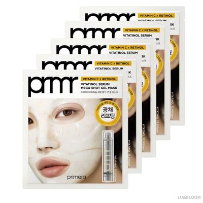 Vitatinol Serum Mega-Shot Gel Mask 5 Sheets (+Free Gift)