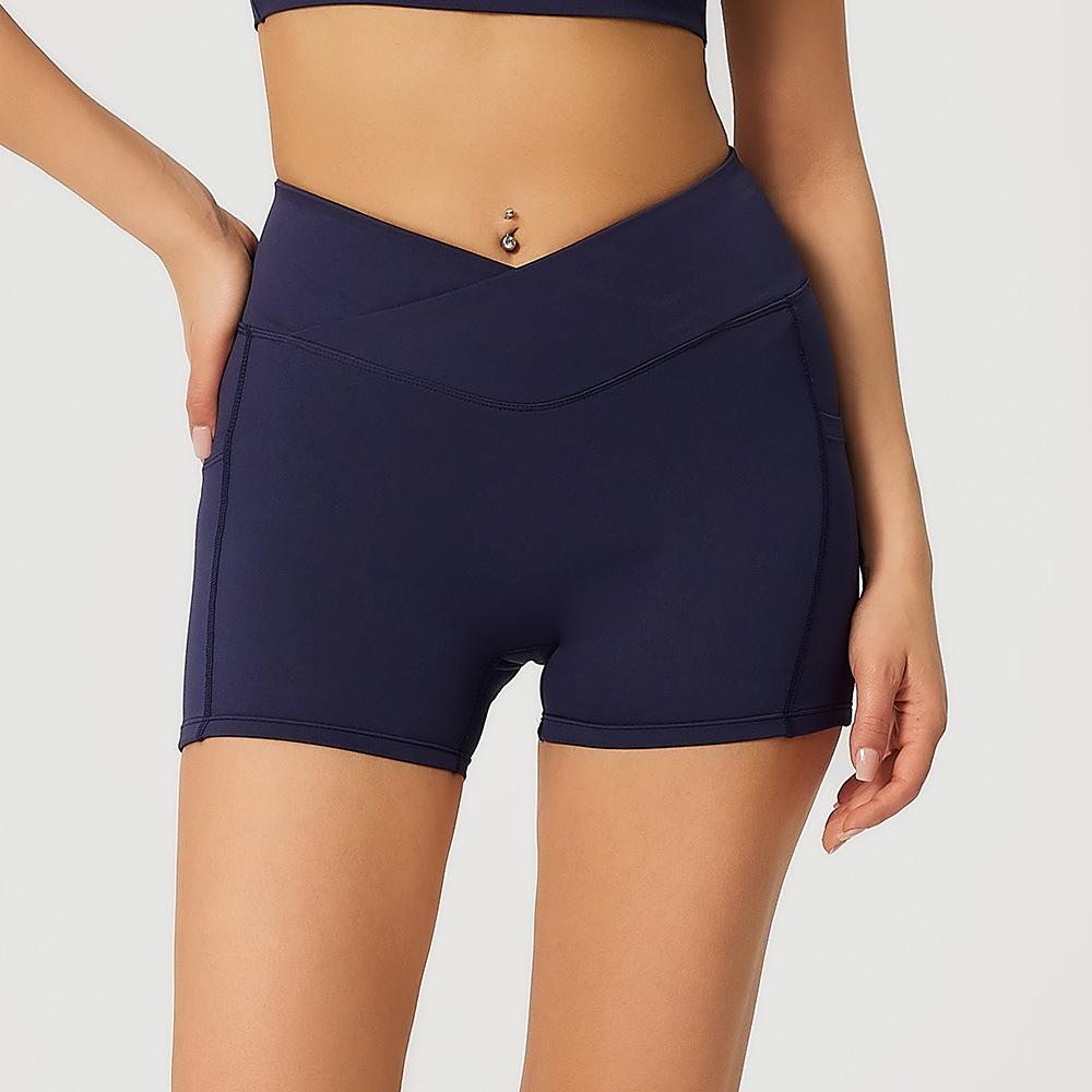 Women s High Waist Butt Lifting Yoga Shorts - Peach Butt Fitness & Running Sportswear Extra Large
