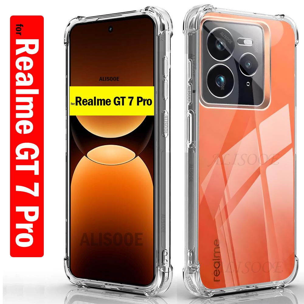 

Transparent Funda for Realme GT7 Pro Case Ultra Thin HD Clear Soft Shockproof Cover for Realme GT7 Pro Capa Realme GT 7 Pro чистий