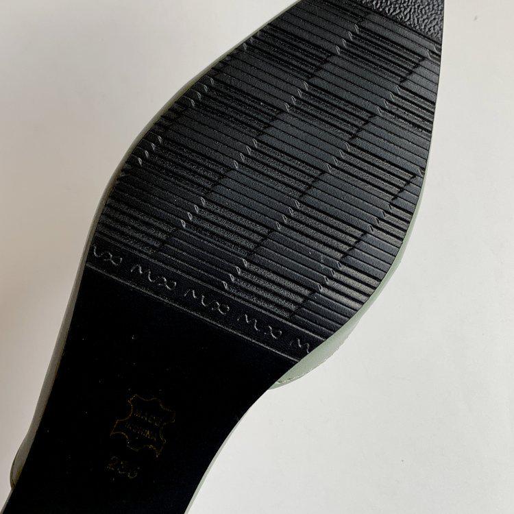 Dames 2023 Zomer Puntige Neus Middenhoge Hak Outdoor Muiltjes