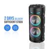 RGB Light Bluetooth Speaker Portable Dual Speaker Barrel Karaoke Outdoor Square Dance Wireless Audio