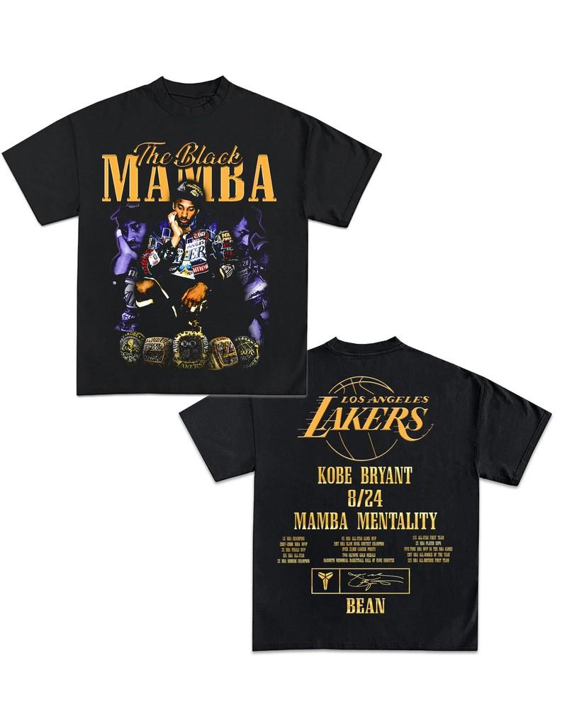 

Mamba Mentality Kobe Vintage Boxy Tee Shirt oversized t-shirt streetwear y2k Unisex T-Shirt XL