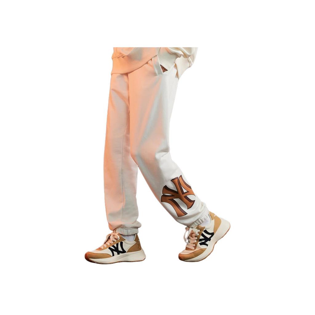 New MLB FW22 Casual Pants Unisex White 3APTB0224-50IVS
