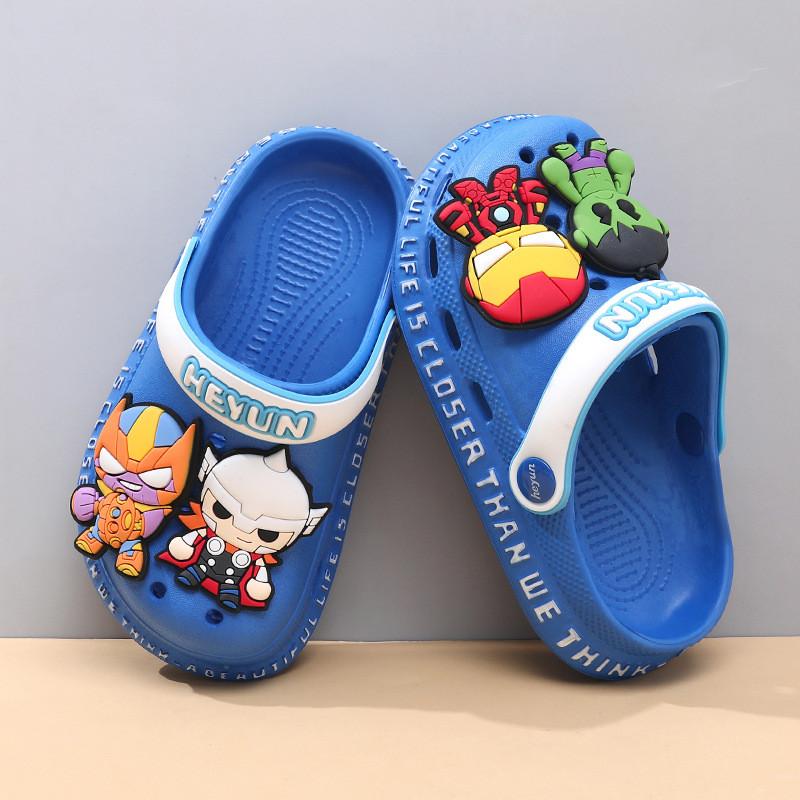 Stylish Eva Lightweight Kids Summer Slipon Sandals With Antislip Soft Sole For Boys