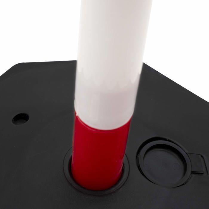 Cone de signalisation - plot de signalisation Normaluz - BA501090 - POSTE CON BASE PARA CADENA ROJO Y BLANCO 90 CM
