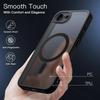 Matte Clear For Magsafe Case For iPhone 16E Magnetic Wireless Charge Shockproof Cover For iphone 16 15 14 13 Pro Max Plus Coque