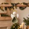 Cute Angel Doll Craft Making Kit Wings Girl Knitted Angel Pendant Crochet Angel DIY Kit  Xmas Gift