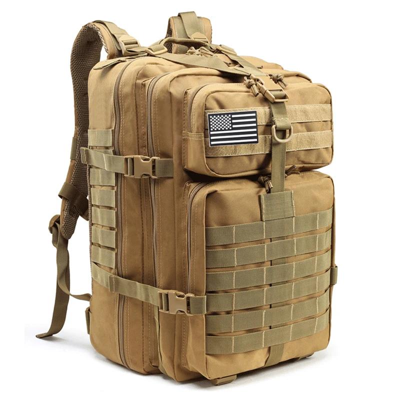 45L Tactical Backpacks Men Outdoor Traveling Bags Outdoor 3P School Pack EDC Molle Rucksack for Climb Trekking Hunting Bag
