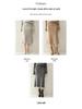 2025 Autumn/Winter Women's Cashmere Sweater & Slimming Knit Midi A-Line Skirt Set