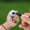 50 Pcs Mini Permanent Markers with Cap Clips Golf Ball Marker Pen Dry Erase Mark