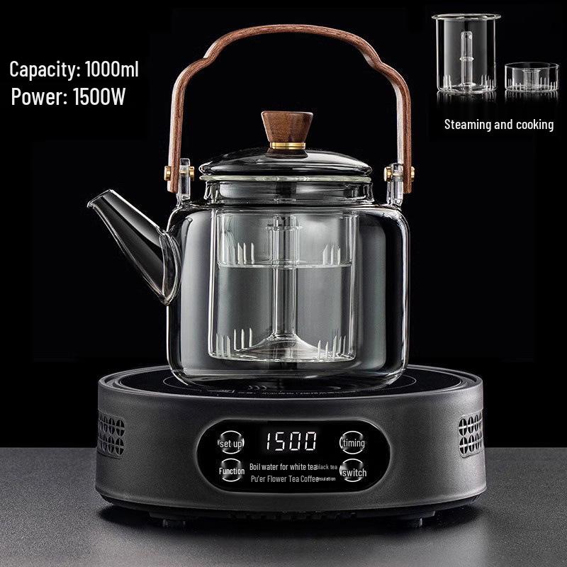 Mi Ceramic 1500W Mini Tea Maker & Induction Cooker - Automatic Warm, Compact Design for Home