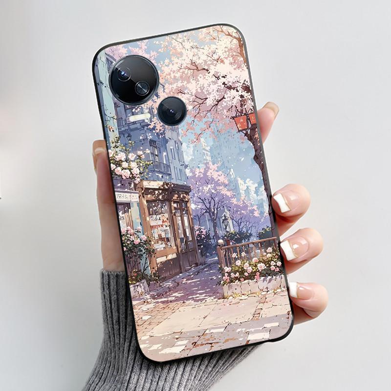 Hülle Für Tecno Spark 10 5G KI8 Handyhülle Ästhetisch Luxuriös Niedlich Cool Jungen Mädchen Schwarz Matt Weiches Silikon Rückseite TPU Schale