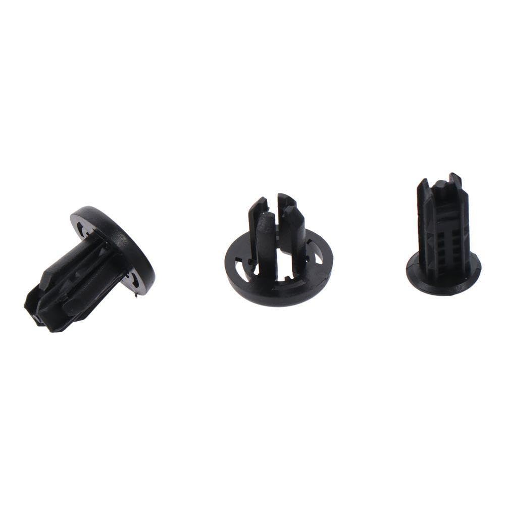 50pcs Bumper Retainer Clips, 91505-TM8-003 Black Wheel Well Liner Push
