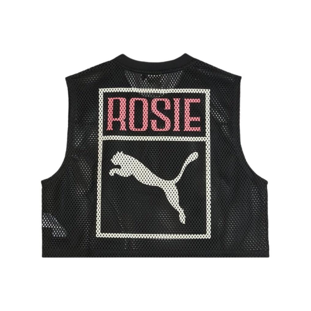 

Puma X Rosé Outdoor Sports Casual Minimalist Cool Layered Letter Hollow Mesh Vest Women Vests 633804_01 M