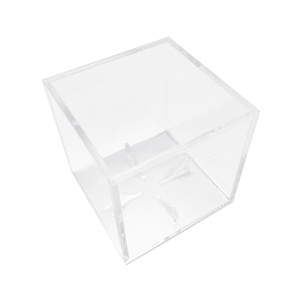 Premium Clear Acrylic Baseball Display Box UV-Proof Square Souvenir & Collectible Holder for Signed Ball
