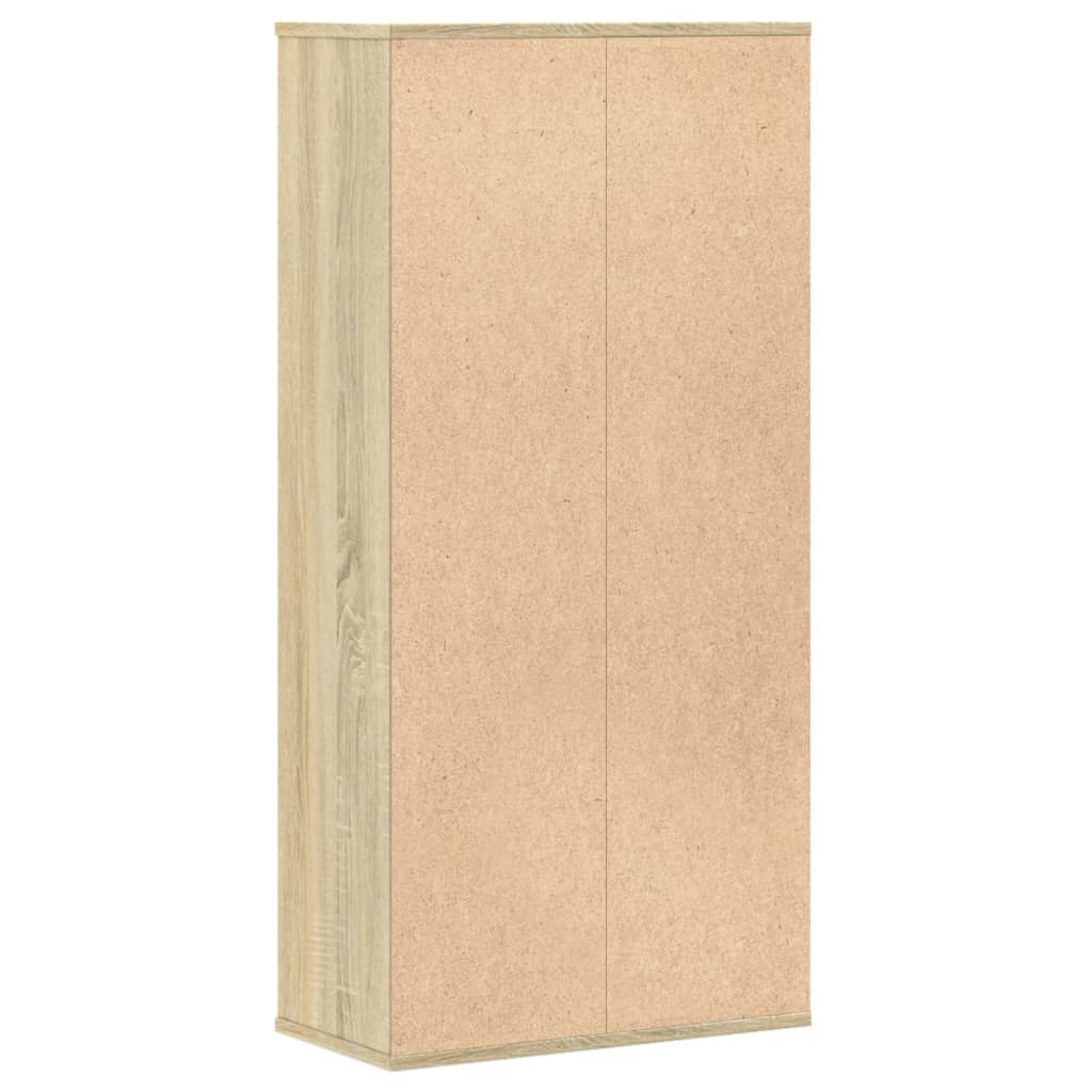 Vidaxl Regał, Dąb Sonoma, 50X25X105 Cm, Materiał Drewnopochodny
