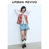 UR 2025 Spring Retro Floral Sleeveless Vest