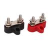 1 Pair 48V Battery Power Stud Stainless Steel Post Bus Bar Terminal Block for Truck RV Boat 1 4in