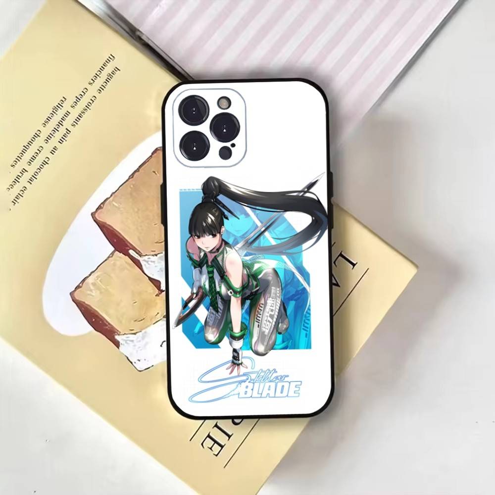 

Game Stellar Blade Phone Case For iPhone17,16,15,14,13,12,11 Plus,Pro Max,Soft Black Cover iPhone17