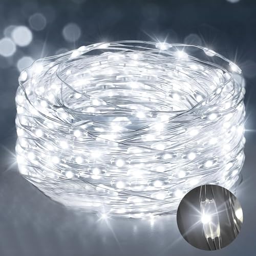 Solar String Lights Solar Fairy Lights 8 Modes Waterproof Solar Christmas Lights for Outdoor Patio Yard Trees Decor Multi-Color