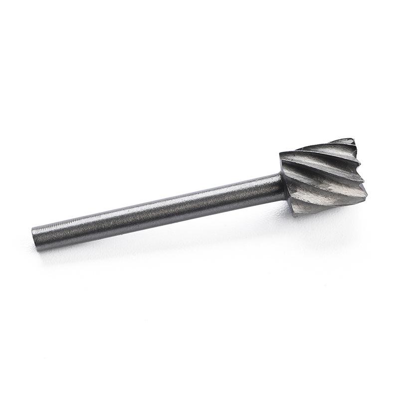 6Pcs/set Set of Rotary File Wood Handmade DIY Root Engraving Grinding Head Electric Grinding Engraving Milling Cutter