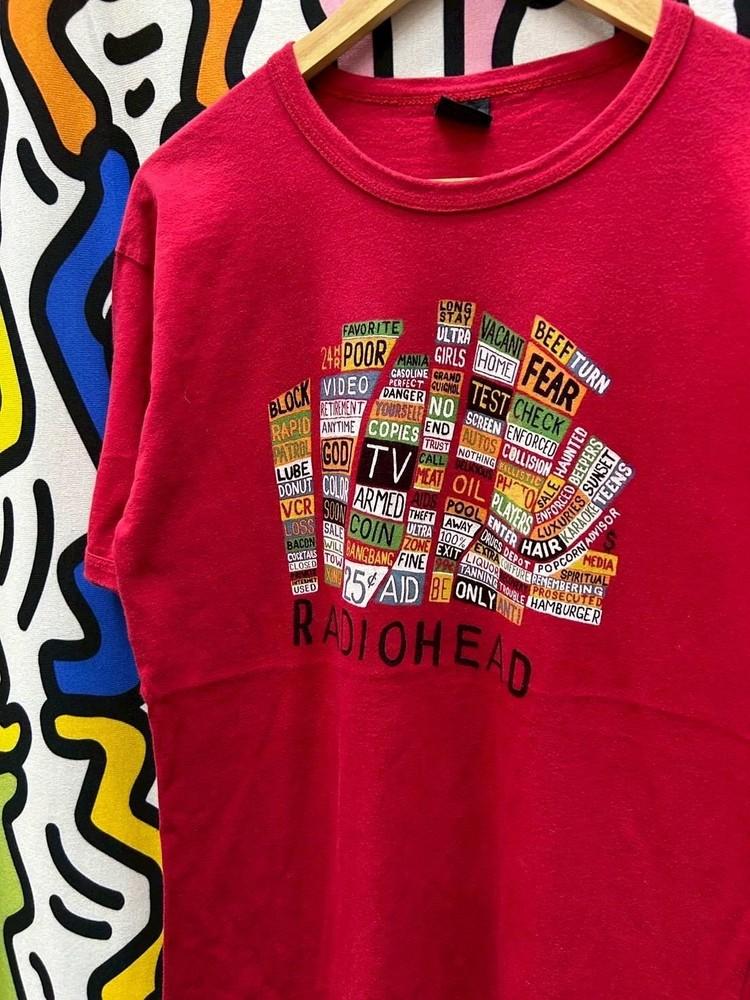 Vintage 2000 Radiohead Band Classic Style Unisex T shirt Reprint WA4416 Unisex T-Shirt L