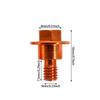 6Pcs Motorcycle Front Fork Guard Bolt Screws For KTM FREERIDE SX SXF XC XCF EXC TRI EXCF XCW XCFW 85 125 150 250 350 450 525 530 2020-2021