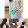 Chic Heart-shaped Crossbody Bag Trendy Street Style 2024 New Women's Fashion