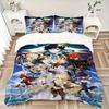 3pcs Anime Cartoon Design Comforter Set with One Quilt Cover and Two Pillowcases (No Core) - Home Decor, Festival Gift, Polyester Fabric, Suitable for