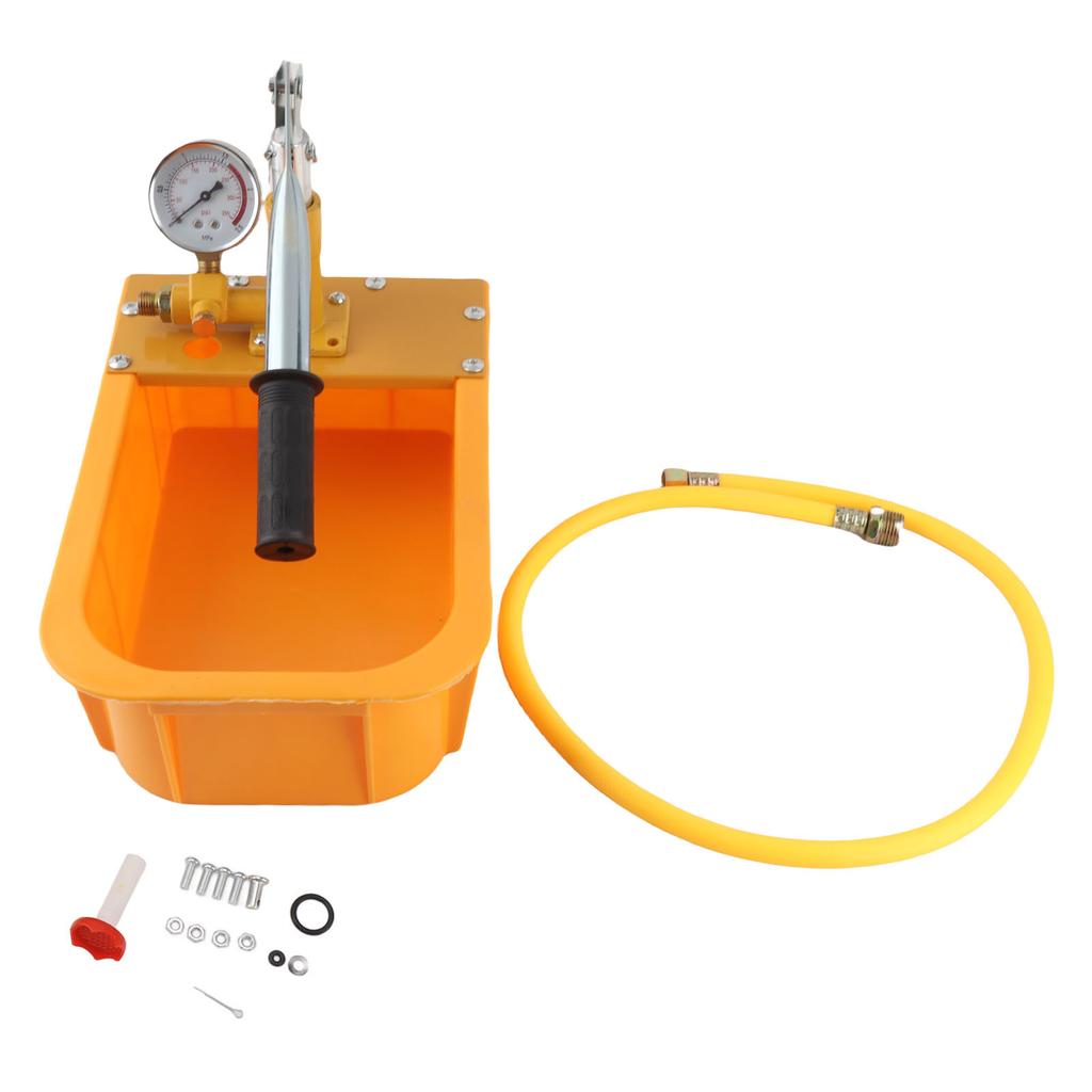 Hydrostatic Pump Tester Hydraulic Manual Water Pressure Test Pump Manual Pipe Leak Detector with Gauge