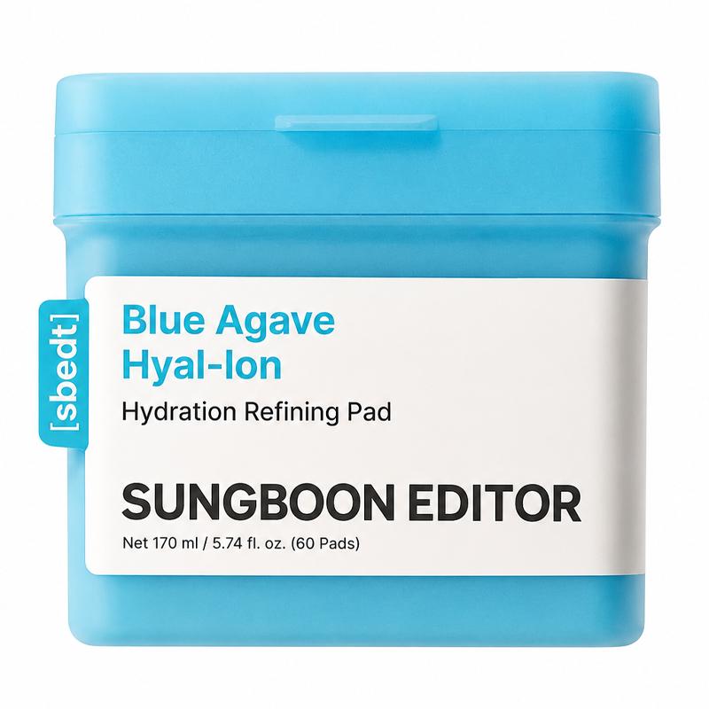 [SUNGBOON EDITOR] Очищающий диск с гиалуроновой кислотой и ионами Blue Agave 160 мл 60 шт.