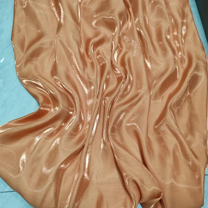 Wide 150cm 1Yard Mermaid Girl Gradient Color Fantasy Satin Fabric for Wedding Dress Hanfu Fashion Clothing Diy Sewing Cloth