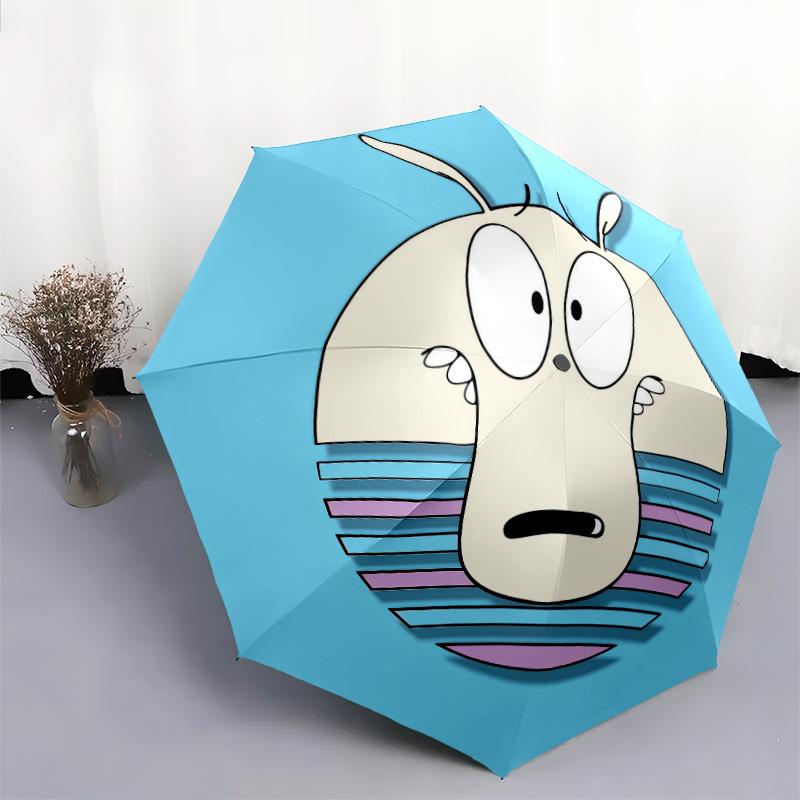Rocko2pattern, automatic folding umbrella, portable and foldable design, 8 ribs, a Christmas or birthday gift.