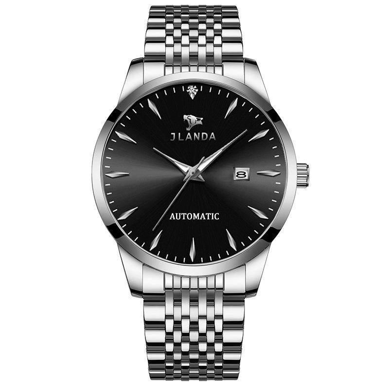 

Mens Automatic Watch Transparent Back Cover Mechanical Wrist Watches Luminous Hands Waterproof