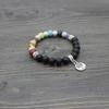 JYL TS Bracelet  Men's Volcanic Beaded Design Enhances Stability