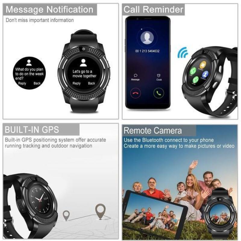 whatsapp smartwatch v8