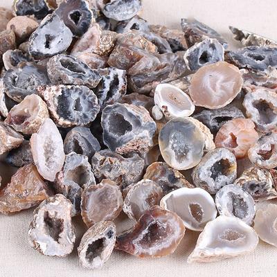 1 PC Gift Collectible Specimen Raw Gemstone Crystal Cluster Healing Stones Natural Agate Geodes Drusy Quartz Slice