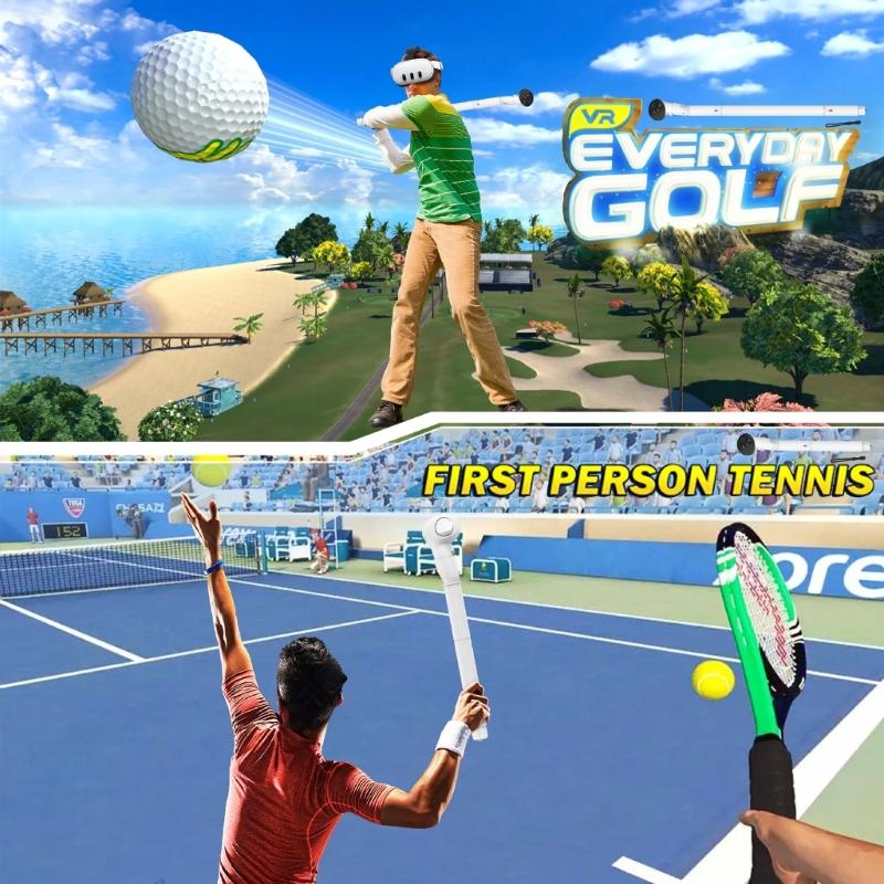 Long Arms Extenders for 3S Game Handle VR Controller Extension Grips Multifunction Stick Handle Attachments