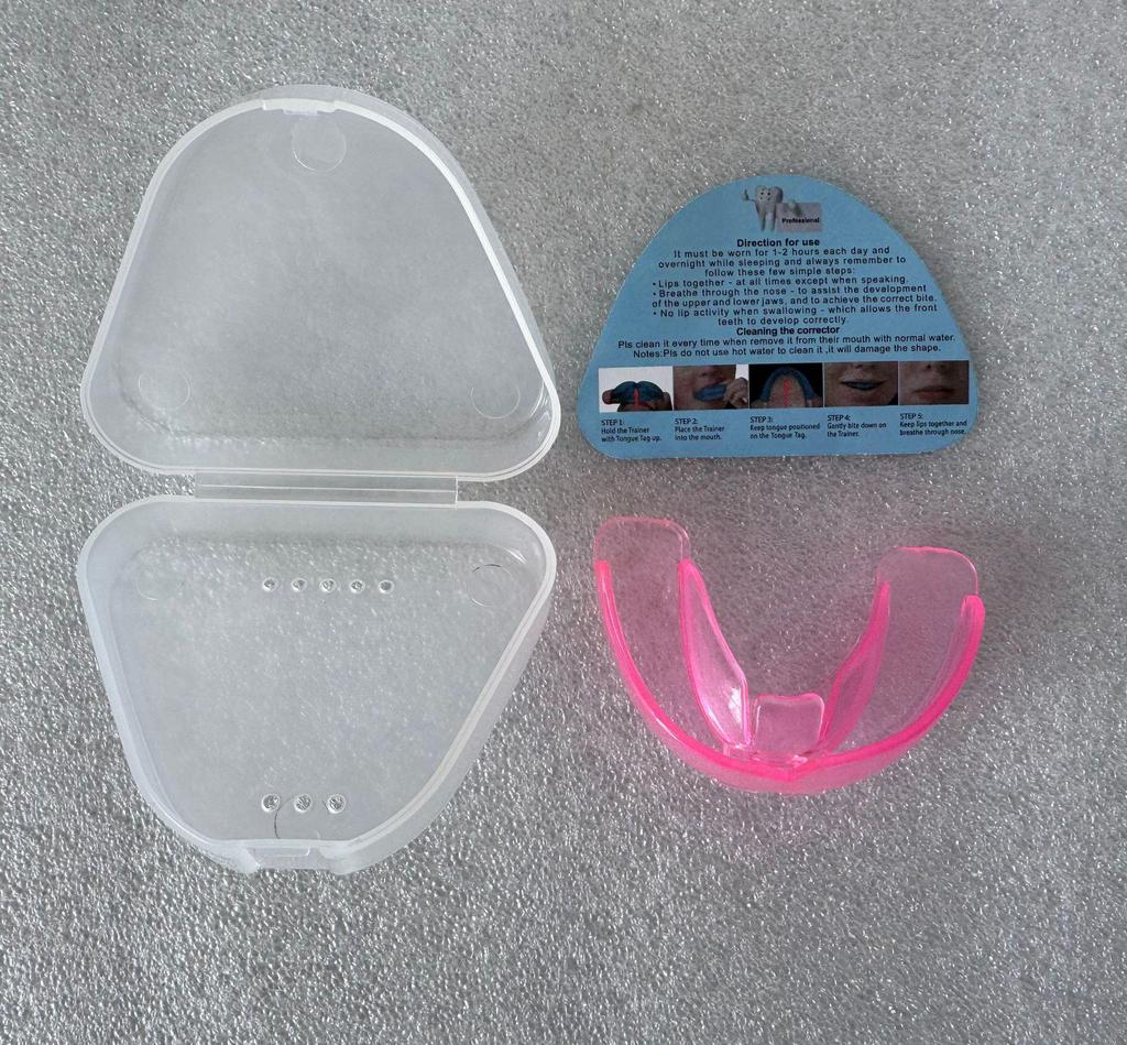 Adult Anti-Grinding Orthodontic Mouthguard & Silicone Aligners for Overbite Protection