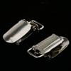 Pacifier Clips Nickel Plated Iron U Shape Webbing Hook DIY Craft Suspender Clip for Baby Use