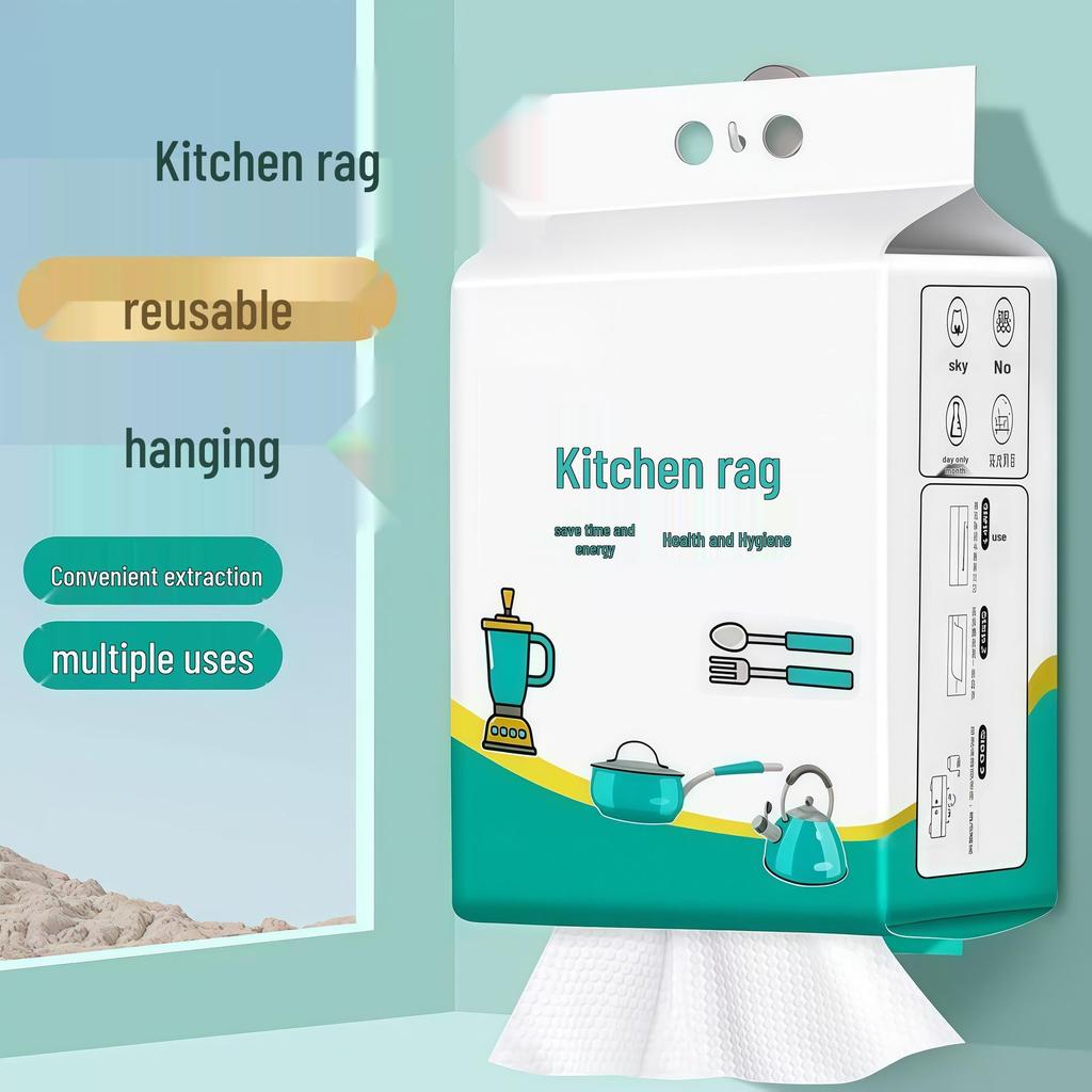 Disposable Oil-Free Kitchen Dishcloth for Dishwashing