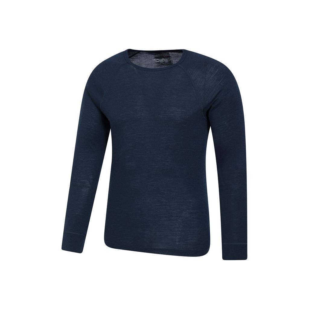 Mountain Warehouse Mens Merino Wool Base Layer Top (Pack of 2)