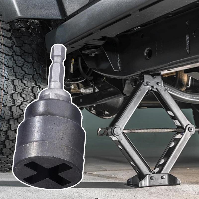 Gniazdo podnośnika nożycowego Gniazdo podnośnika poziomującego RV Nasadka adaptera wiertarskiego Heavy Duty Akcesoria do naprawy samochodów Dla ciężarówki przyczepy