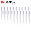 20-60 Stück 1/2/3 ml Transparente Pipetten Tropfer Einweg Sicherer Kunststoff Transferpipette Skalenpipette Kleine Laborbedarf