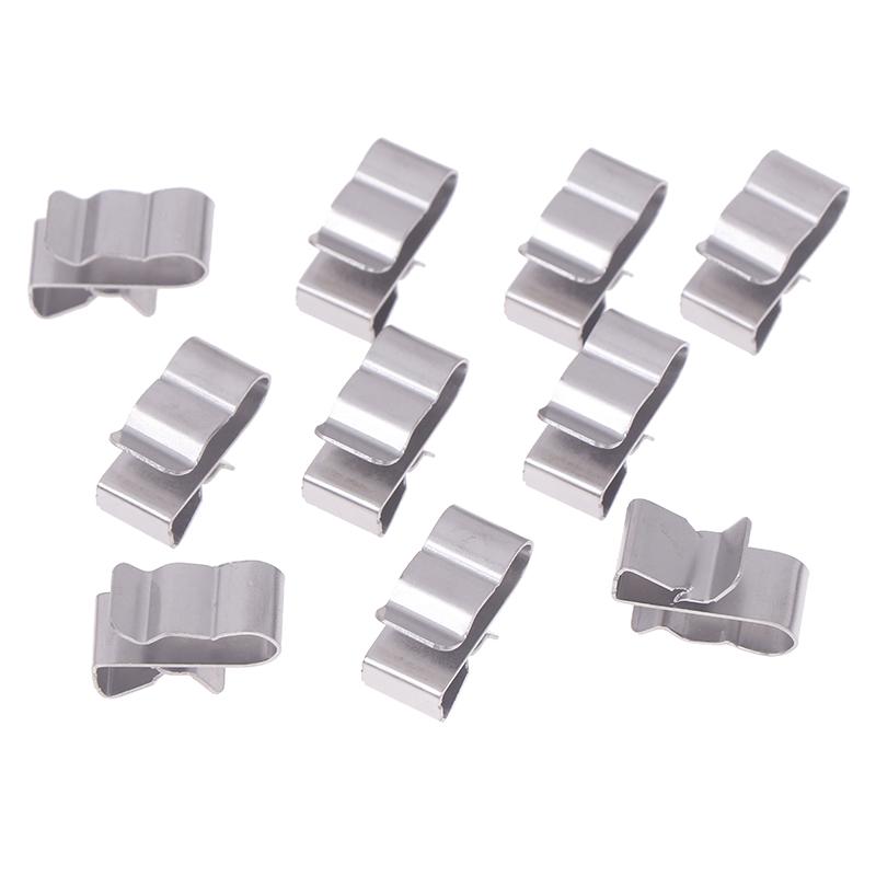 Fotovoltaik Sistemde PV Güneş Kablosu Tel Kurulumu İçin 10 Adet 304 Paslanmaz Çelik Güneş PV Kablo Klipsi/Kelepçe