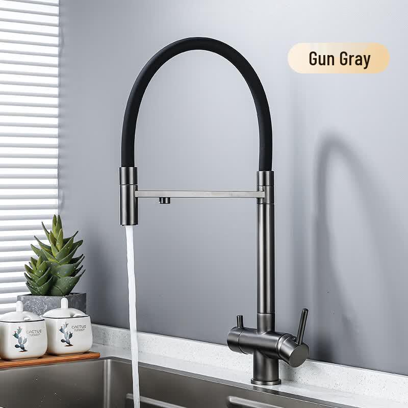 

TLXT Kitchen Water Purifier Pull-out Faucet with Hose